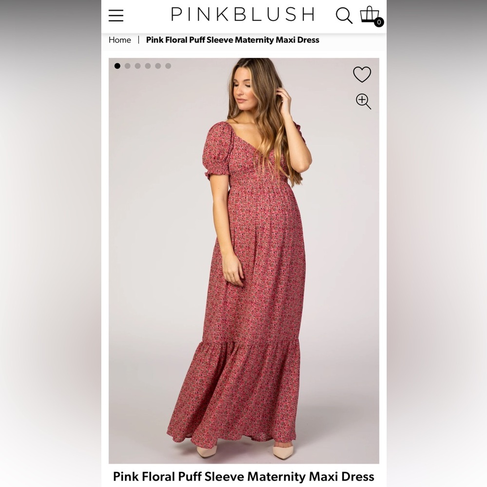 PinkBlush Maxi Maternity Dress